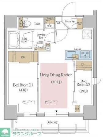 アーバネックス東京八丁堀の物件間取画像